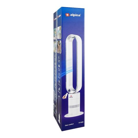 Alpina Electric Bladeless Fan, 100-140V, SF-5000