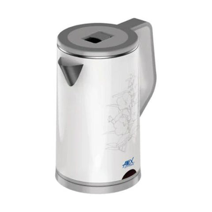 Anex Deluxe Kettle, 1700W, 220-240V, 1.7 Liter, White, AG-4057