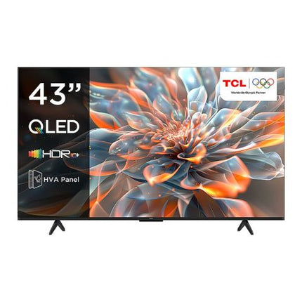 TCL 43 Inches QLED Google Smart TV With AiPQ Processor, HDR10+ HVA Panel, 3840 x 2160 Pixels, 120Hz Refresh Rate, 43P79K