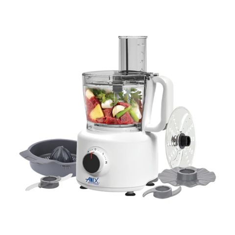 Anex Deluxe Chopper, 800W, 220-240V, 1.2 Liter, White, AG-3143