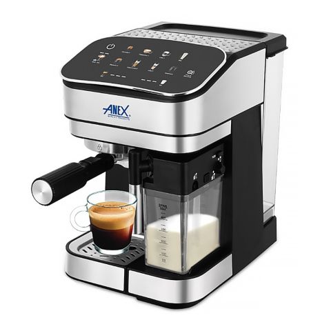 Anex Deluxe Coffee Maker, 850W, 220-240V, 1.8 Liter, Black, AG-830