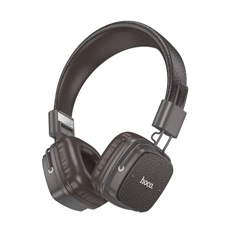 HOCO Earl Bluetooth Headphones, 250mAh Battery, 28 Hours Playtime, Brown, W56