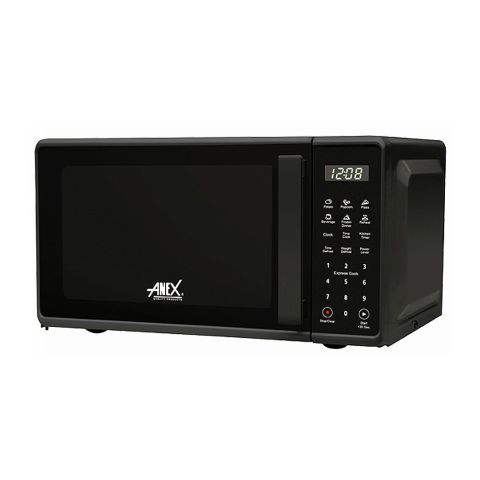 Anex Deluxe Microwave Oven, Black, 700W, 20 Liters, AG-9029