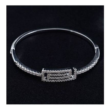 SJ Women's Bangles Jewellery, Silver, BG00359