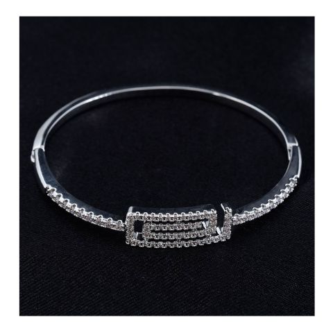 SJ Women's Bangles Jewellery, Silver, BG00359