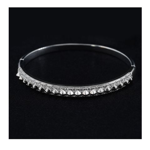 SJ Women's Bangles Jewellery, Silver, BG00361