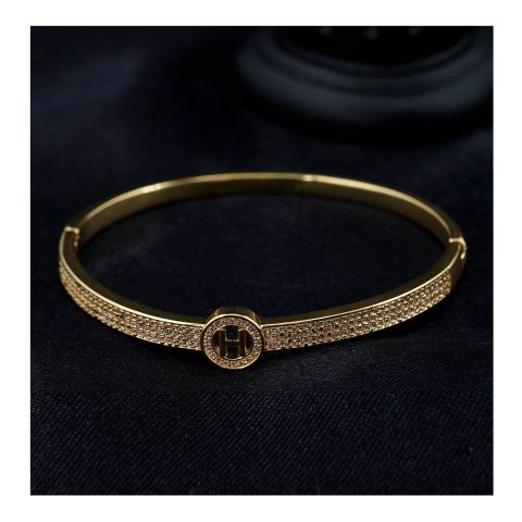 SJ Women's Bangles Jewellery, Golden, BG00364