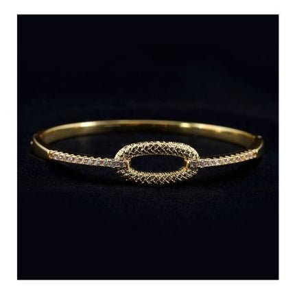 SJ Women's Bangles Jewellery, Golden, BG00369
