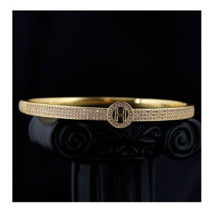 SJ Women's Bangles Jewellery, Golden, BG00370