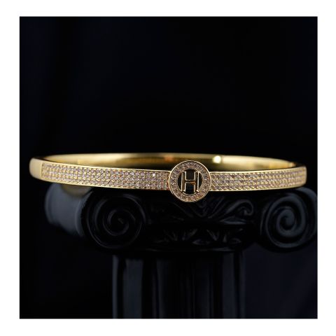 SJ Women's Bangles Jewellery, Golden, BG00370