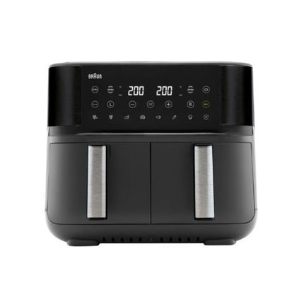 Braun TwinCook 3 Air Fryer, 4 + 4 Liters, 2850W, TD3030