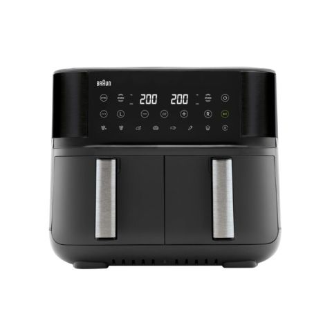 Braun TwinCook 3 Air Fryer, 4 + 4 Liters, 2850W, TD3030