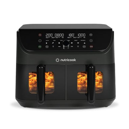Nutricook Air Fryer DUO 2 Vision, 2400W, 8.5-Liters, NC-AFD185V