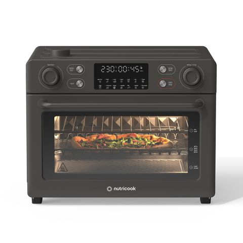 Nutricook 12-In-1 Toaster Oven, 1700W, 30-Liters, Black, NC-AFTO330K