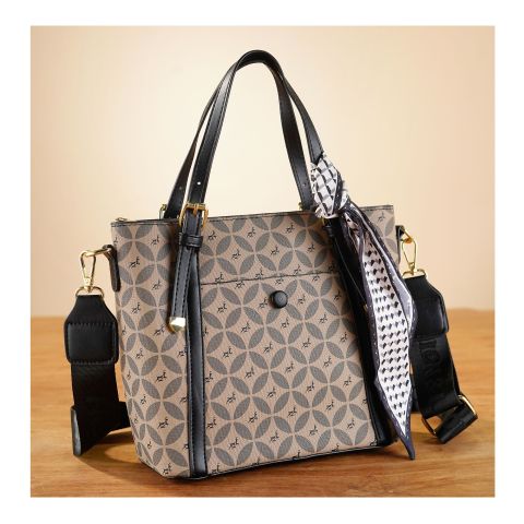 SJ Women's Hand Bag, Black, 8525S