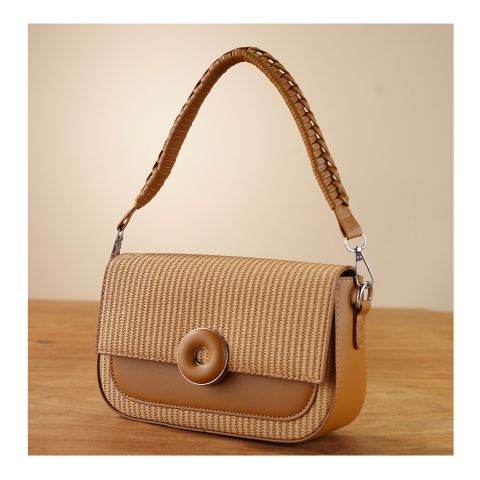 SJ Women's Hand Bag, Brown, 8802S