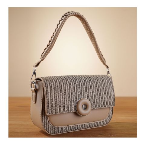 SJ Women's Hand Bag, Khakhi, 8802S