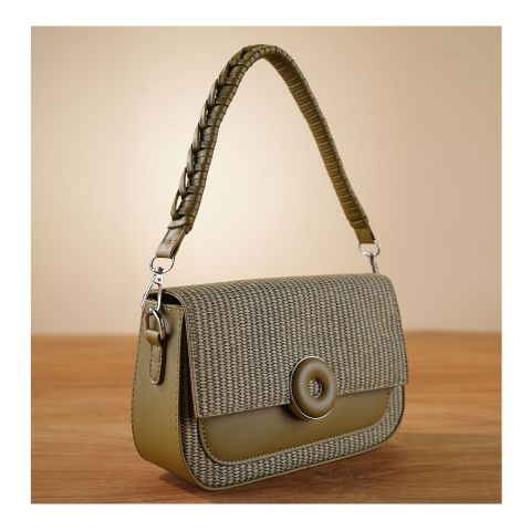 SJ Women's Hand Bag, Green, 8802S