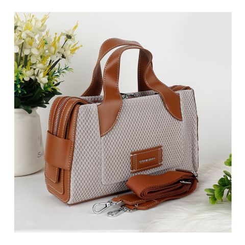 SJ Women's Hand Bag, Off White, GL24106S