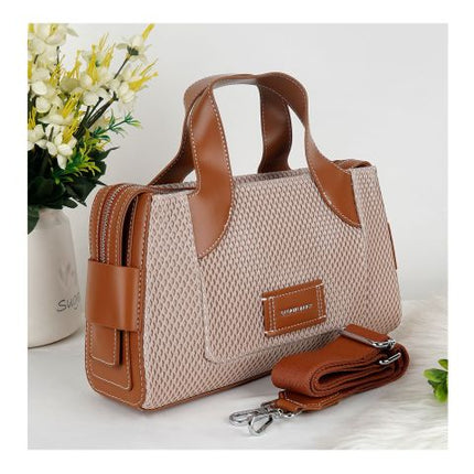 SJ Women's Hand Bag, Apricot, GL24106S