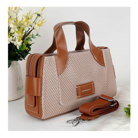 SJ Women's Hand Bag, Apricot, GL24106S