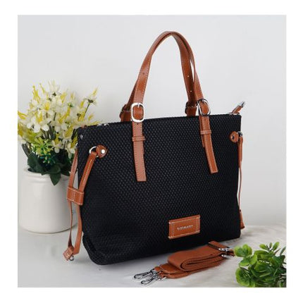 SJ Women's Hand Bag, Black, GL24105