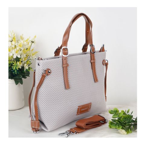 SJ Women's Hand Bag, Off White, GL24105