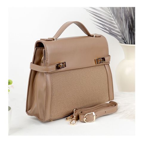 SJ Women's Hand Bag, Khakhi, B835S