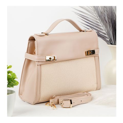 SJ Women's Hand Bag, Off White, B835S