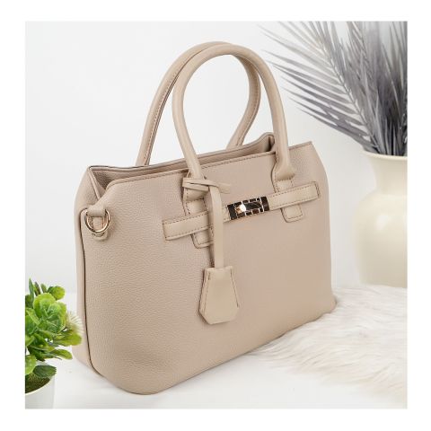 SJ Women's Hand Bag, Beige, 8300S