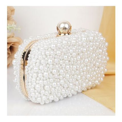 SJ Women's Hand Bag, White, OC-3885