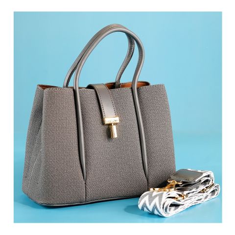 SJ Women's Hand Bag, Grey, 18269S