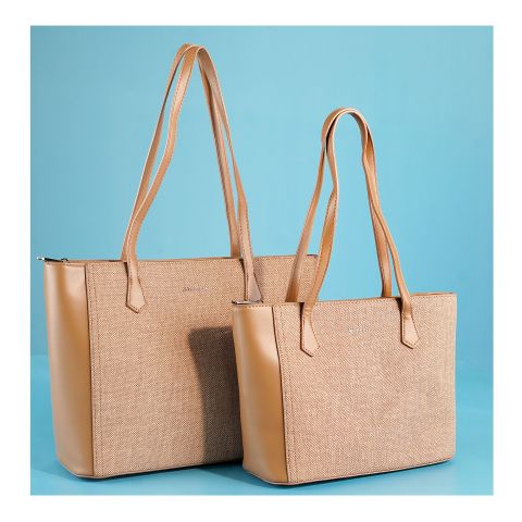 SJ Women's Hand Bag, Khakhi, AM2315PU