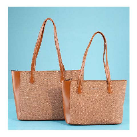 SJ Women's Hand Bag, Brown, AM2315PU
