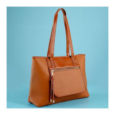 SJ Women's Hand Bag, Brown, 992S
