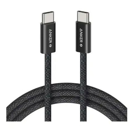 Anker Zolo 240W USB-C To USB-C Cable, 3.3ft, Braided Black, A8060H11