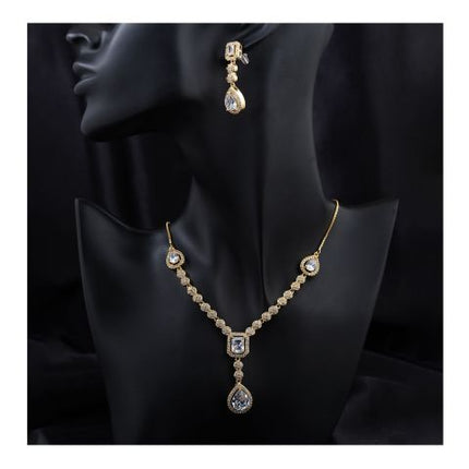 SJ Women's Jewellery Set, Golden White, J.Set 00665