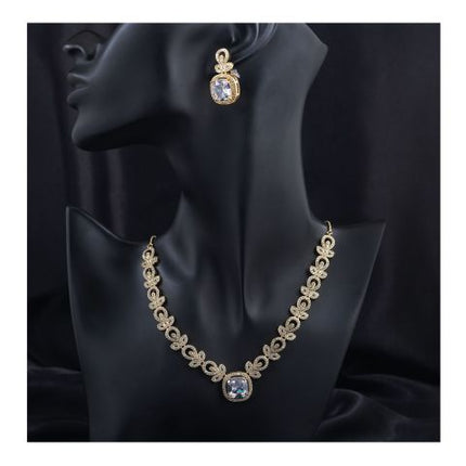 SJ Women's Jewellery Set, Golden White, J.Set 00683