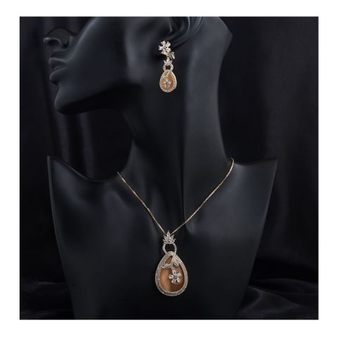 SJ Women's Jewellery Set, Golden Shampion, J.Set 00693