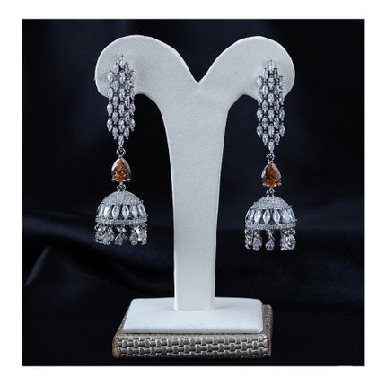 SJ Women's Jhumki Jewellery, Silver Shampion, JK 00744