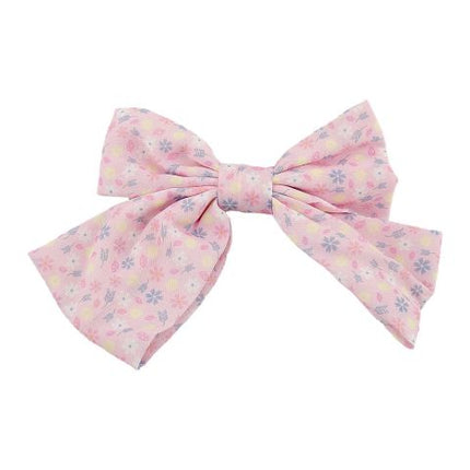 SJ Women's Hair Clip Bow, Pink, BW-0094