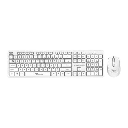 Alcatroz Xplorer Air 3300 2.4G Wireless Keyboard & Mouse Combo, White