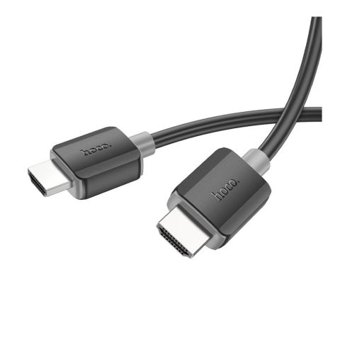 HOCO HDTV 4K HD Data Cable, 2.0 Male-To-Male, 18Gbps Transfer Speed, 2-Meters, US08, Black