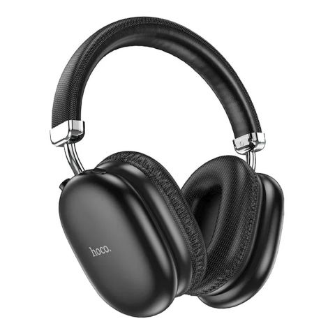 HOCO Max Auspicious ANC Noise Reduction Bluetooth Headphones, 800mAh Battery, 90 Hours Playtime, W35, Black