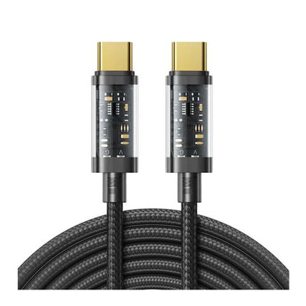 Joyroom Fast Charging Data Cable, 100W Type-C To Type-C, 1.2-Meter, Black, S-CC100A12