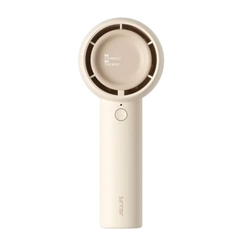 JisuLife Portable Handheld Fan, 4000mAh Battery, 16 Hours Runtime, Life 5 Plus, FA43, Light Brown