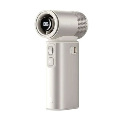 JisuLife Portable Handheld Fan, 9000mAh Battery, 25 Hours Runtime, Ultra1, Light Brown
