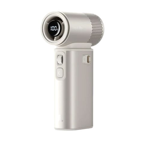 JisuLife Portable Handheld Fan, 9000mAh Battery, 25 Hours Runtime, Ultra1, Light Brown