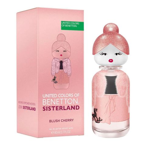 United Colors Of Benetton Sisterland Blush Cherry, Eau De Parfum, For Women, 80ml