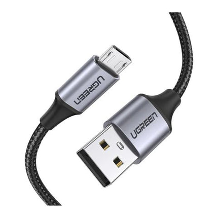 UGreen Aluminum Braid Charging Cable, USB-A To Micro USB, 2-Meters, 60148